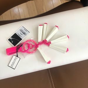 New juicy couture Elongated stud keyfob